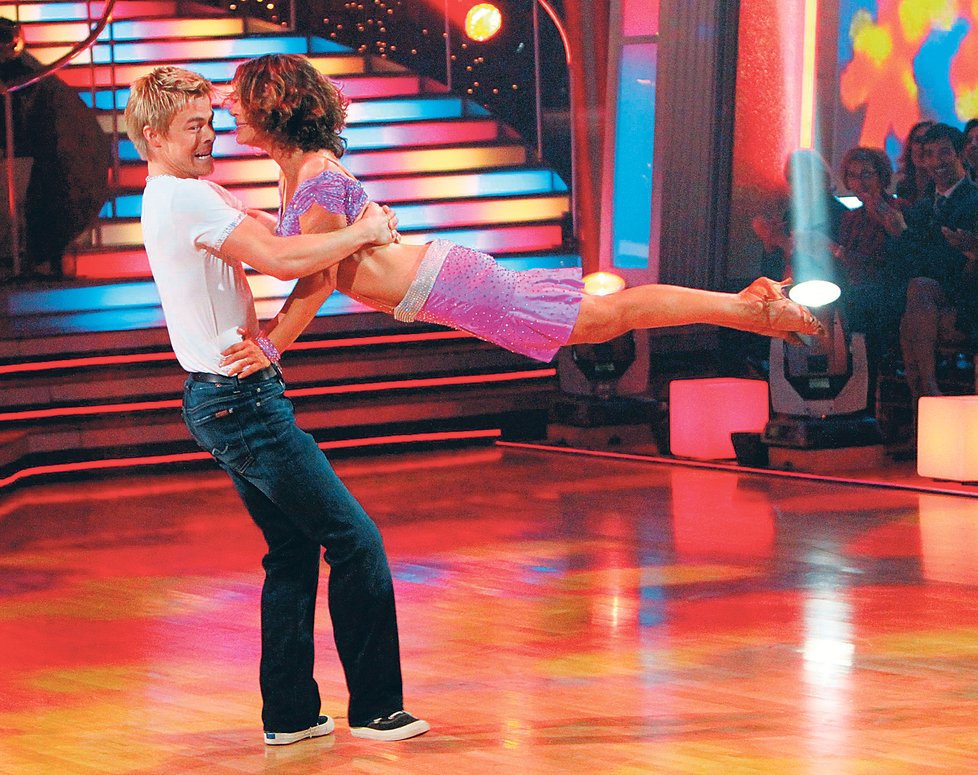 Herečka Jennifer Grey v soutěži Dancing with the Stars