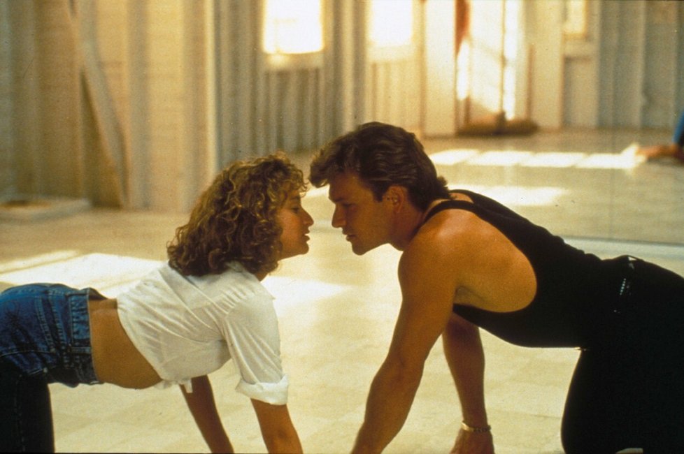 Jennifer Grey a Patrick Swayze ve filmu Hříšný tanec