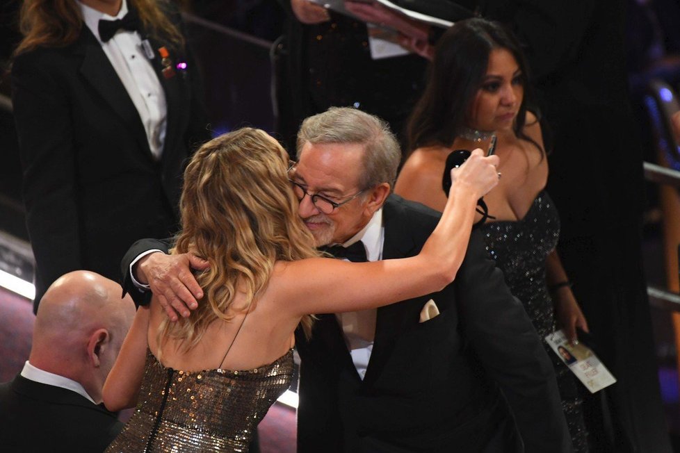 Steven Spielberg a Jennifer Lawrence