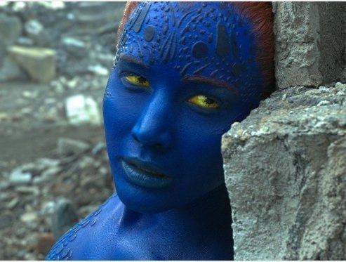 Jennifer Lawrence jako Mystique v sérii X-Men