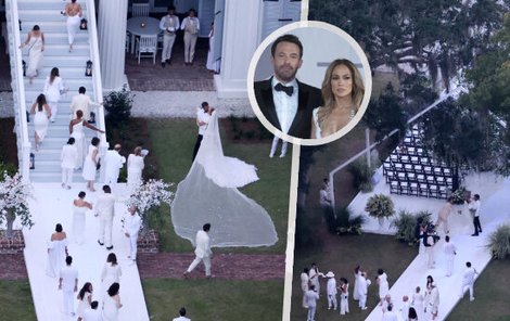 Jennifer Lopez a Ben Affleck mají za sebou veselku ve velkém stylu