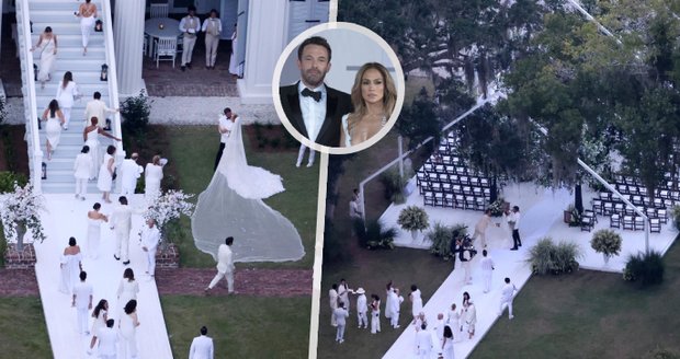 Jennifer Lopez a Ben Affleck mají za sebou veselku ve velkém stylu.