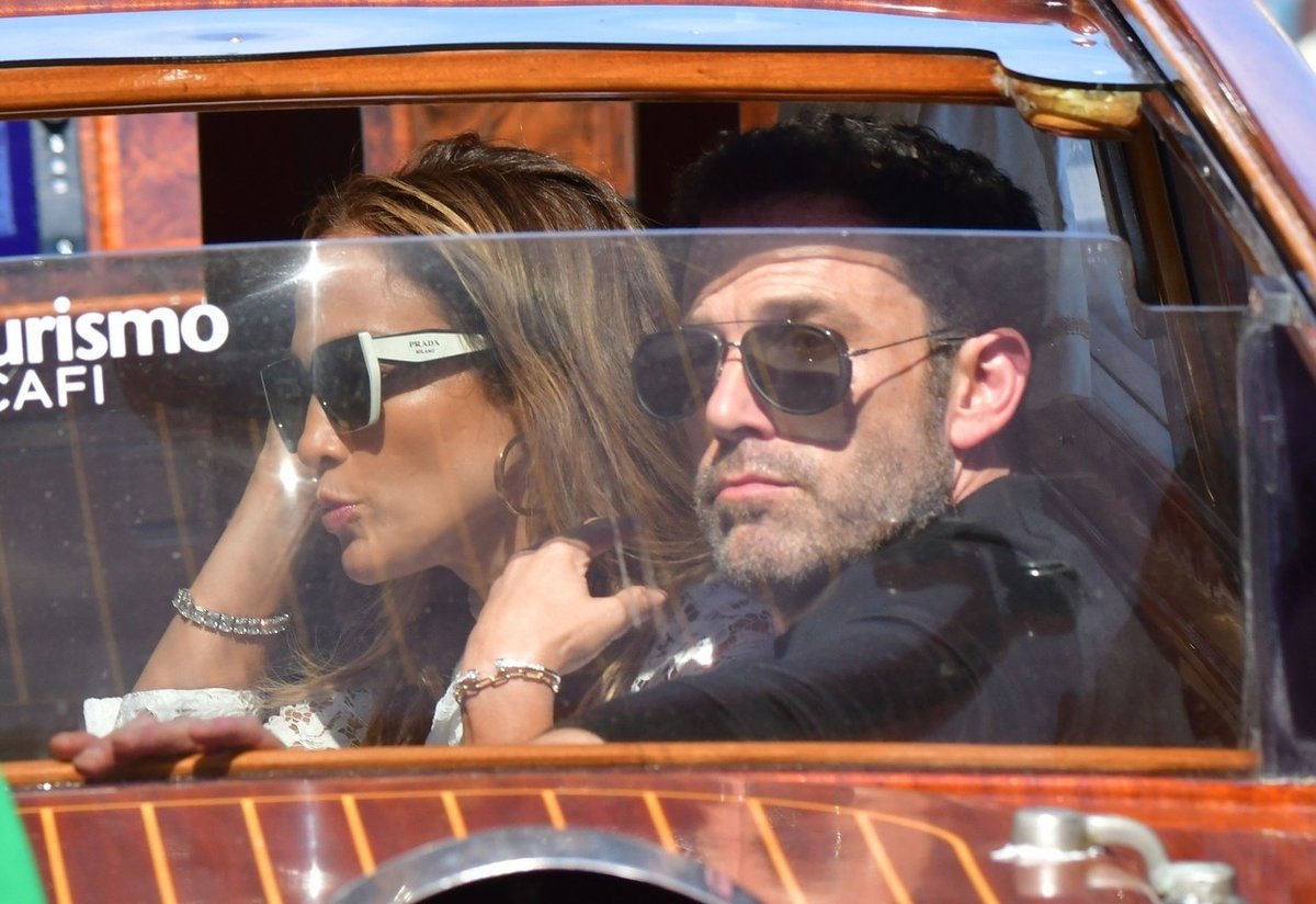 Jennifer Lopez a Ben Affleck v Benátkách.