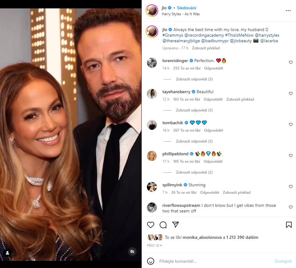 Jennifer Lopez si podle sociálních sítí večer užila...