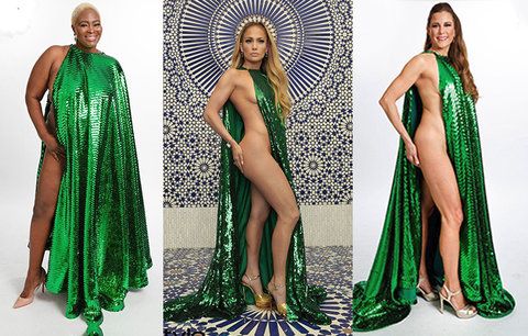 Hit internetu: Obyčejné ženy si oblékly sexy šaty Jennifer Lopez