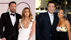 Velký návrat! Jak se změnil styl hrdliček Jennifer Lopez a Bena Afflecka po 17 letech?