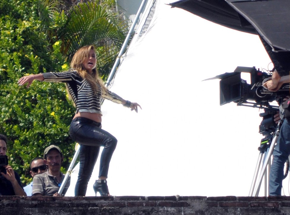 Jennifer Lopez natáčela nový videoklip v Mexiku