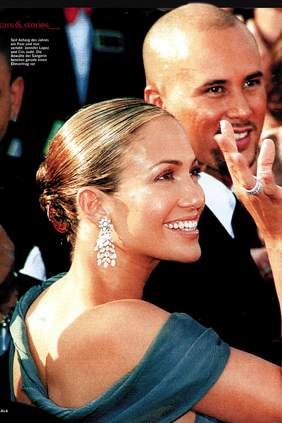 Jennifer Lopez se svým prvním manželem Chrisem Juddem
