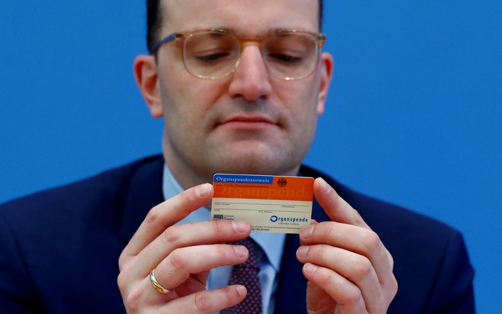 Německý ministr zdravotnictví Jens Spahn