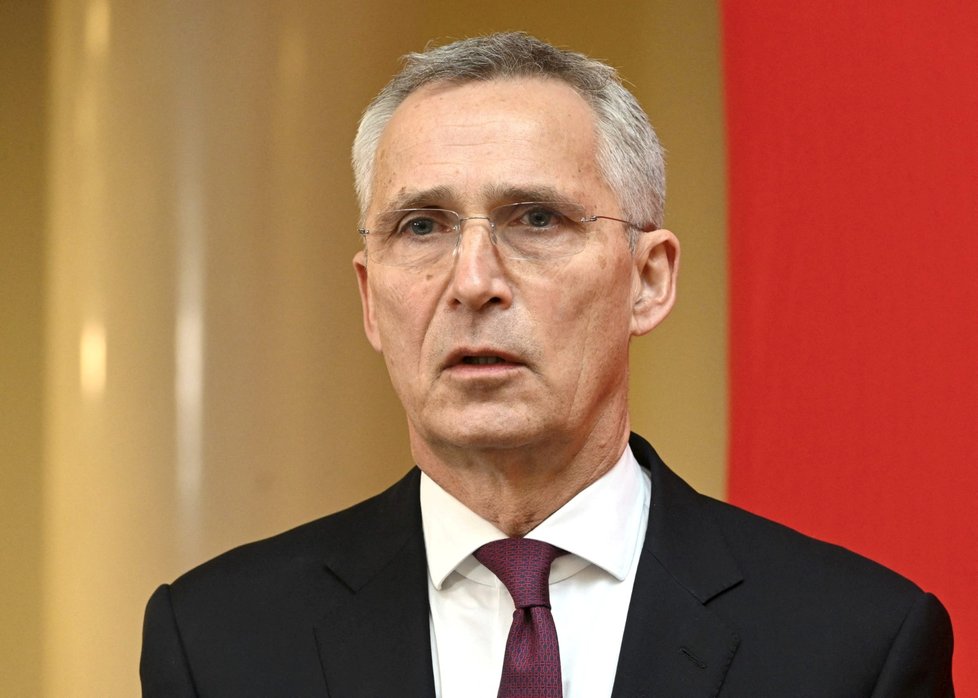 Generální tajemník NATO Jens Stoltenberg v Helsinkách (28.2.2023)