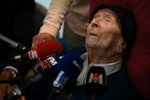 Francouzská jeptiška André ve 118 letech skromně přivítala titul nejstaršího člověka.
