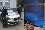 Jako první přijeli k sebevrahovi na jeřábu policisté z Plzně-Slovan. Přesvědčili ho, ať počká, než dorazí pomoc.