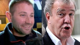 Jeremy Clarkson (vpravo) natáhl asistentovi pěstí proto, že mu namísto steaku přinesl studené jídlo.
