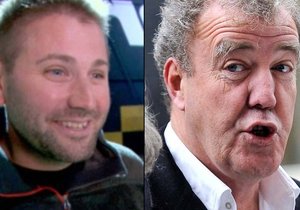 Jeremy Clarkson (vpravo) natáhl asistentovi pěstí proto, že mu namísto steaku přinesl studené jídlo.