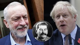 Britský premiér Boris Johnson přirovnal opozičního lídra Jeremyho Corbyna k Josifu Stalinovi.