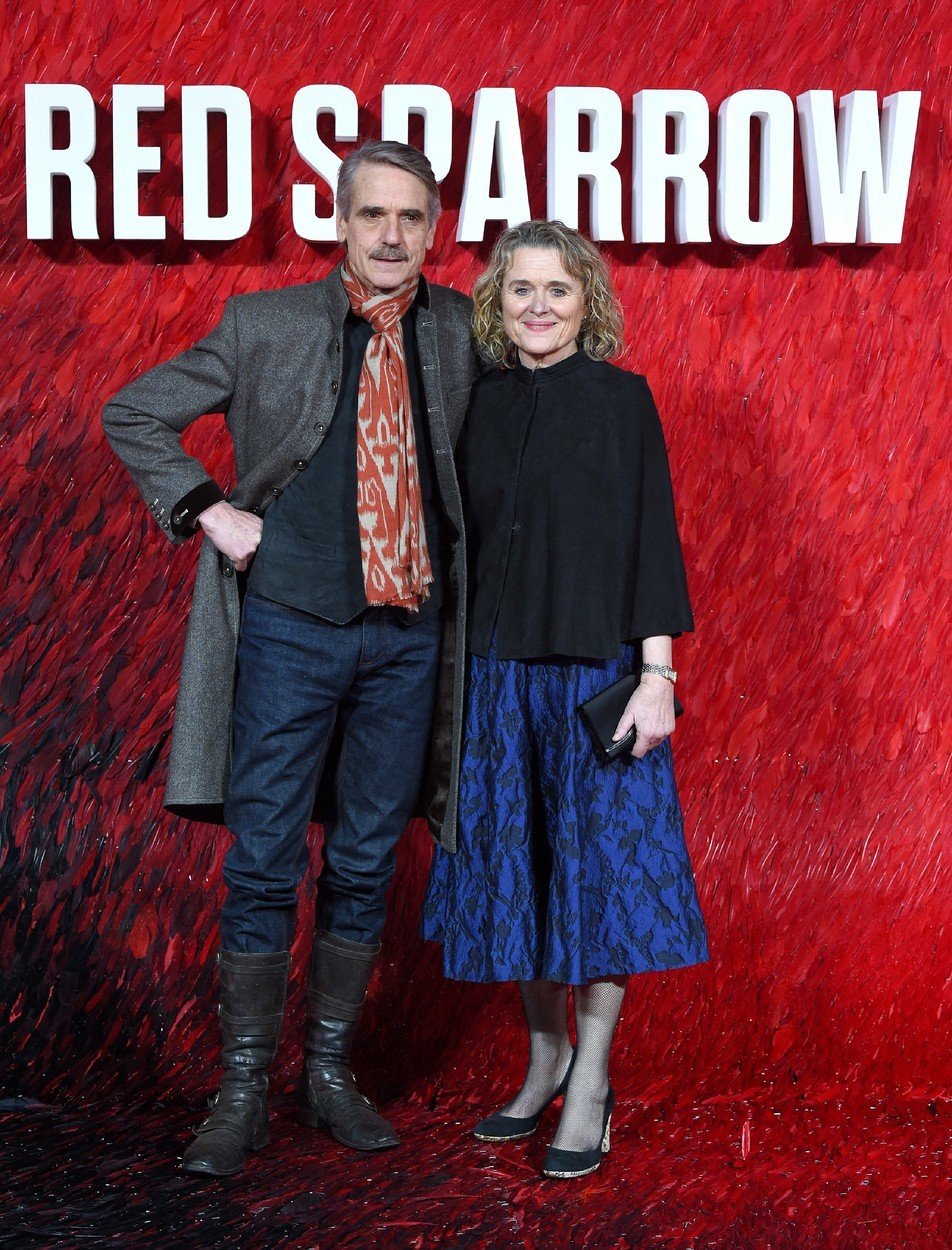 Jeremy Irons se svou manželkou Sinéad Cusack