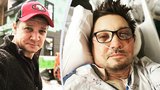 Zraněný »Avenger« Jeremy Renner, kterého přejela rolba: Opustil nemocnici!