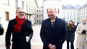 Jeroným Tejc po konzultaci na Pražském hradě (28.11.2025)