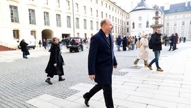 Jeroným Tejc po konzultaci na Pražském hradě (28.11.2025)
