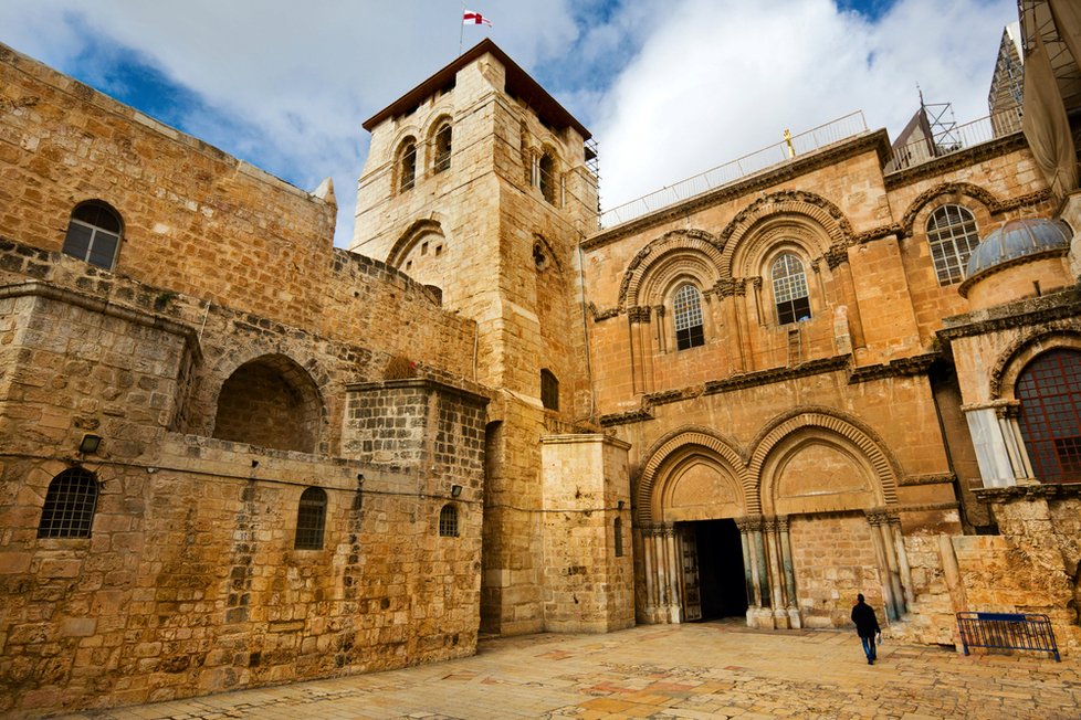 První oprava chrámu za 200 let: Na tomhle místě ukřižovali Ježíše.