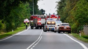 Při srážce dvou osobních aut u Jesenice zemřeli 3 lidé