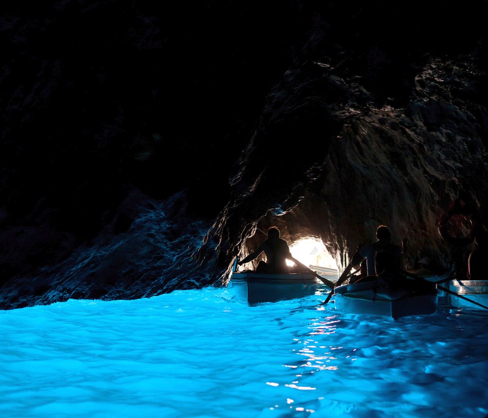 Jeskyně Grotta azzurra