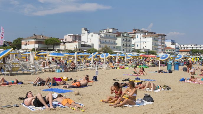 Letovisko Jesolo nedaleko Benátek