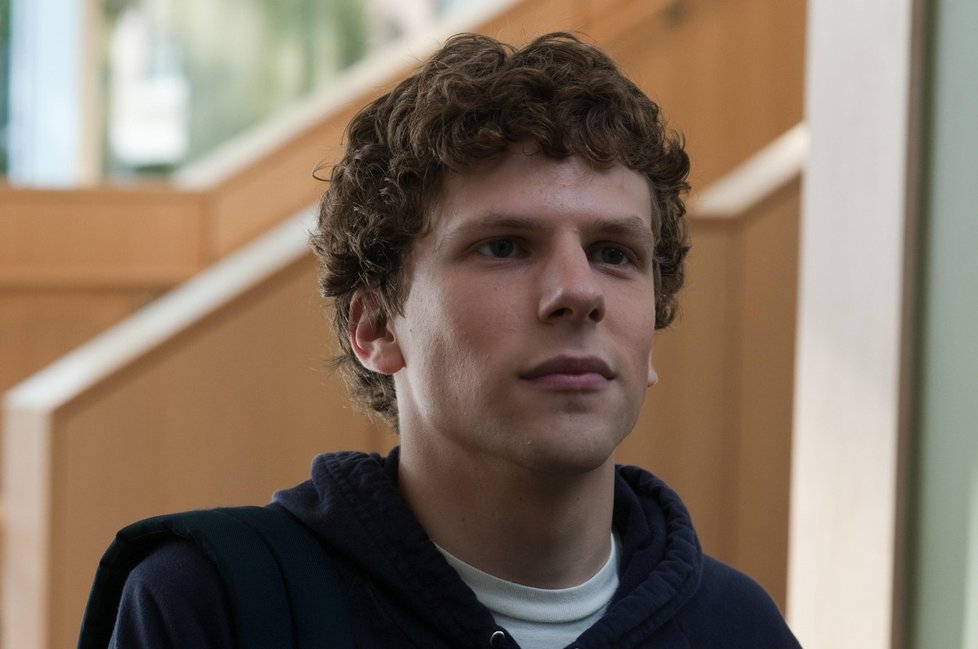 Jesse Eisenberg ve filmu The Social Network (Sociální síť)