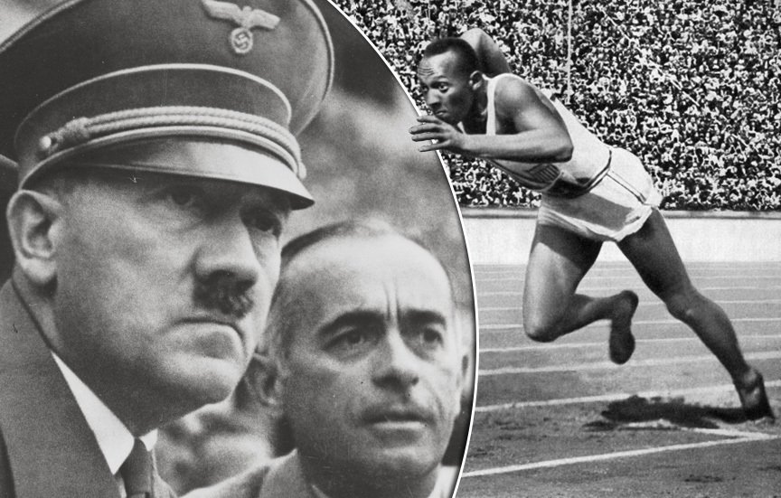 Skok do historie: Adolfu Hitlerovi zkazil berlínskou olympiádu v roce 1936 skvělými výkony atlet Jesse Owens