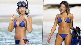 Jessica Alba má i po dvou dětech skvělou postavu: Sluší jí i šnorchl!