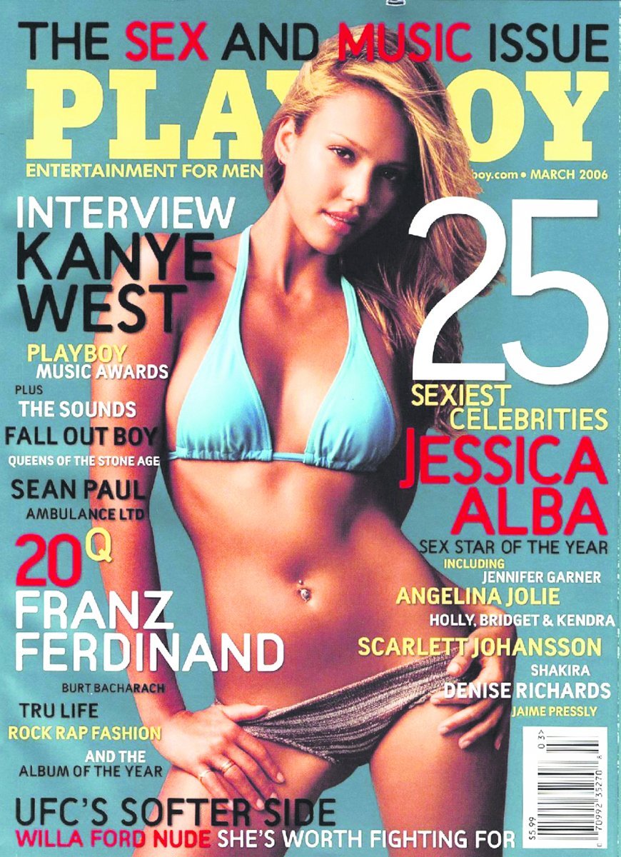 Jessica Alba na obálce Playboye