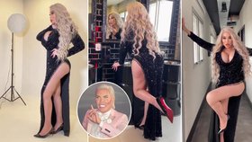 Trans Barbie Alvesová v odvážných šatech s rozparkem: Ukázala zadek skoro za milion!