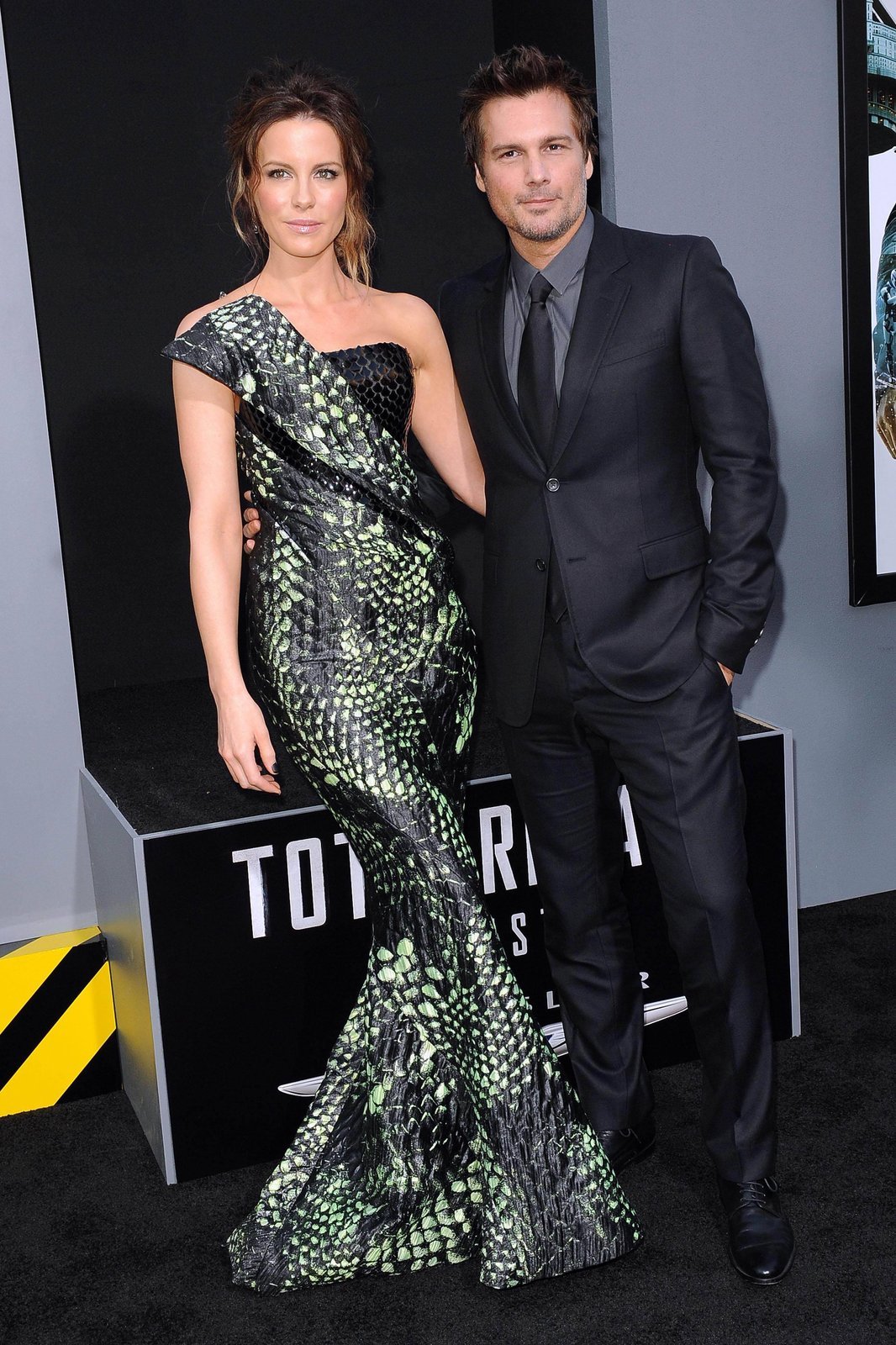 Kate Beckinsale s manželem Lenem Wisemanem