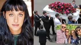 Emotivní pohřeb herečky (†29), které autonehoda zabila celou rodinu! Slzy a bílé holubice
