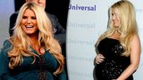 Těhotná Jessica Simpson: Vyrazila si jako flitrovaná kulička