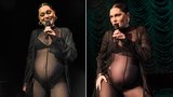 Těhotná zpěvačka Jessie J: Koncert odzpívala jen ve spodním prádle!