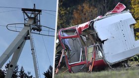 Hasič popsal záchranu po pádu lanovky na Ještěd: Kabina se 14 lidmi bezmocně vlála v 15 metrech!