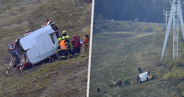 Spadla kabina lanovky na Ještěd: Zemřel průvodčí, cestující z druhé kabiny se slanili