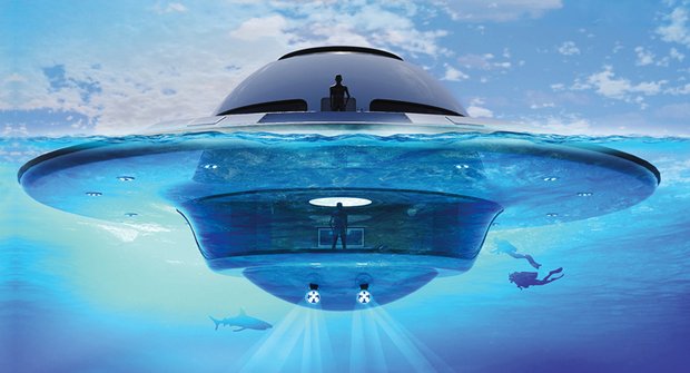 Jet Capsule: UFO přistane na hladině!