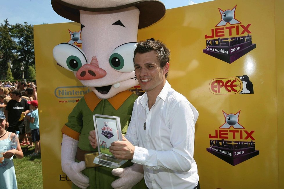 Leoš Mareš na Jetix Kids Awards 2008