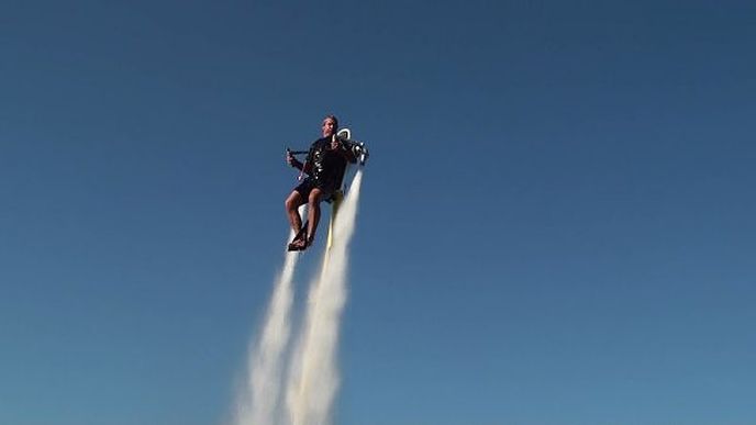 Jetlev v akci Jetlev v akci