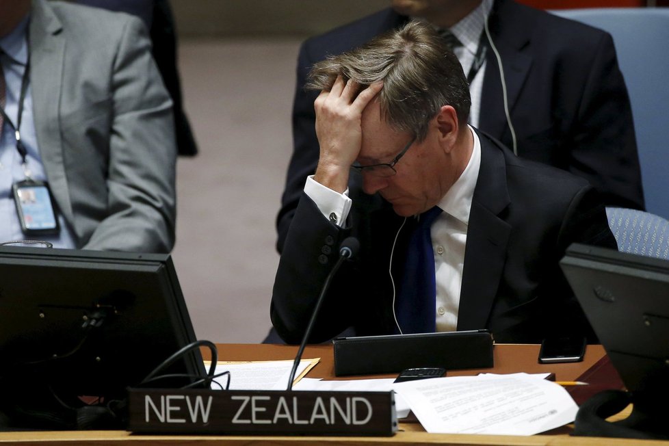 Nadja Muradová v OSN: Pohnutí bylo znát na tvářích většiny přítomných, zástupce Nového Zélandu nevyjímaje.