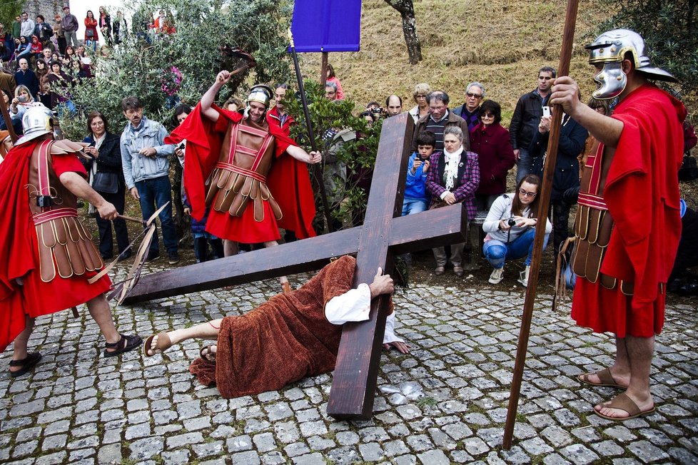 Cesta na Golgotu, kde byl Ježíš ukřižován.