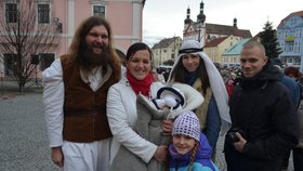 Bibličtí rodiče a praví rodiče Matěje Brichty propůjčeného do role Ježíška