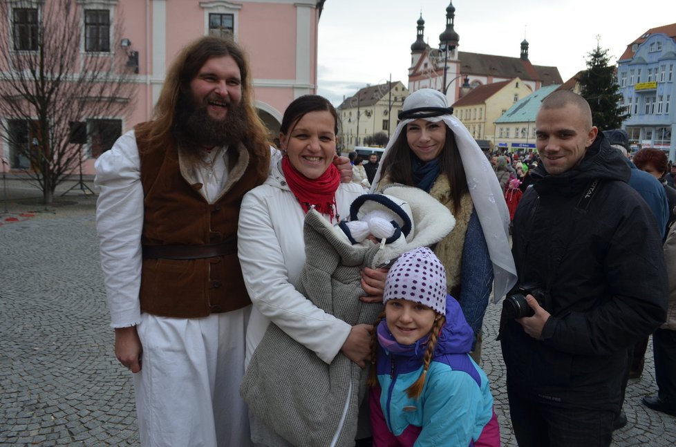 Bibličtí rodiče a praví rodiče Matěje Brichty propůjčeného do role Ježíška