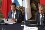 Izraelský prezident na návštěvě Česka: Zeman se „příteli“ omlouval za Lipavského