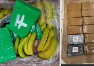 V supermarketech v Jičíně a Rychnově nad Kněžnou se mezi banány našel kokain
