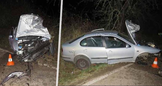 Na Jičínsku havaroval devatenáctiletý řidič: Ručička tachometru se zastavila na 120 km/h!