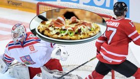 Češi si k hokeji objednávají jídlo.
