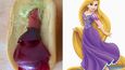 Princezna Locika od Walta Disney jako hot dog